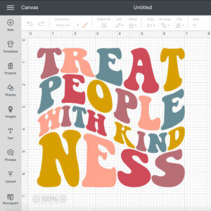 treat people with kindness svg inspirational quote svg cut files cricut 1