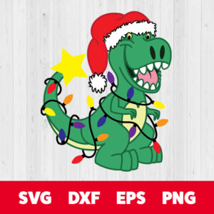 tree rex svg christmas svg