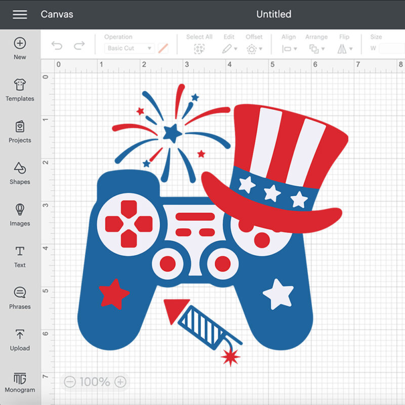 video game 4th of july svg 4th of july game controller svg fireworks svg 1