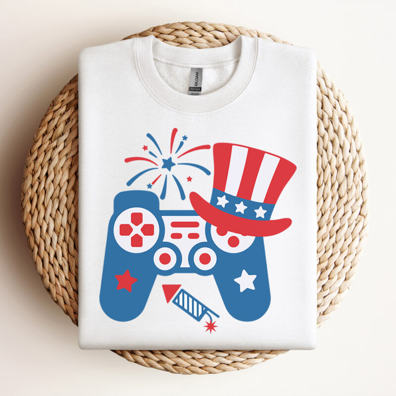 video game 4th of july svg 4th of july game controller svg fireworks svg 2