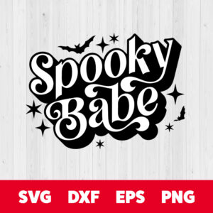 spooky vibes svg spooky babe svg halloween quote svg