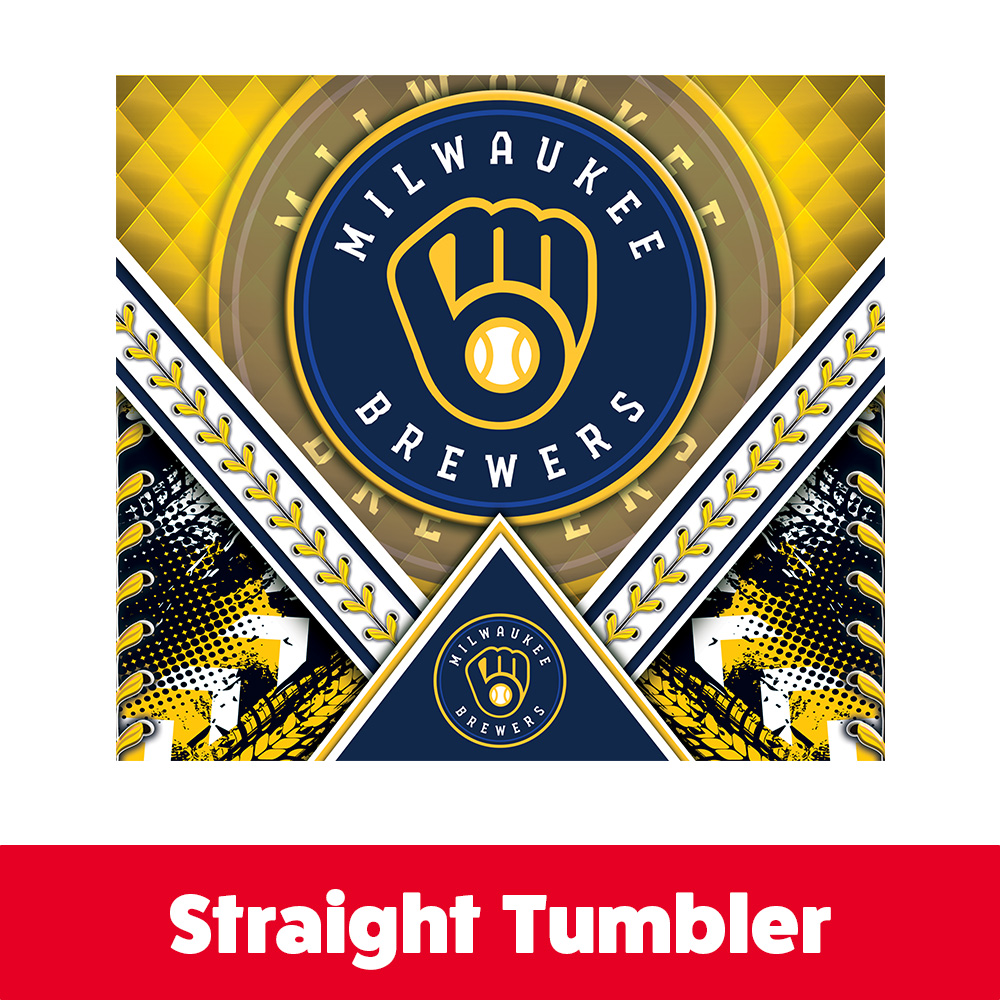 Milwaukee Brewers Tumbler Sublimation Design