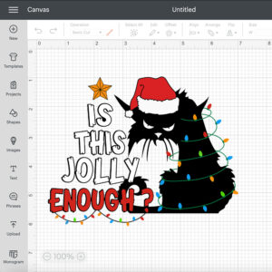 cat is this jolly enough svg cute cat svg christmas cat svg 1