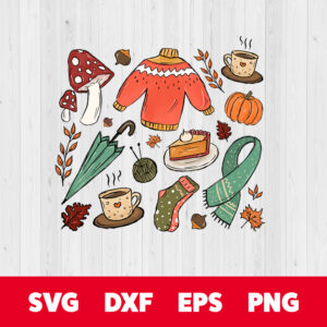 fall elements png sublimation design 1