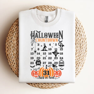 halloween countdown svg treat or treat calendar design svg png cut files 2