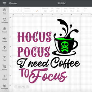hocus pocus i need coffee to focus halloween svg horror svg boo svg cut files 1