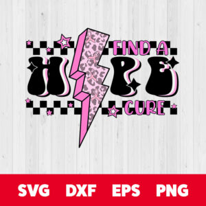 hope find a cure svg breast cancer svg