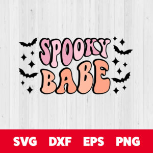 retro spooky babe svg png spooky babe svg