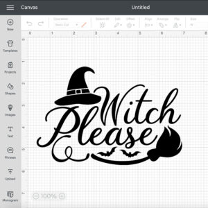 witch please halloween svg horror svg boo svg cut files 1