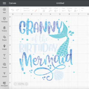 back to school granny of the mermaid family matching party squad svg 1