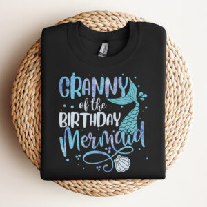 back to school granny of the mermaid family matching party squad svg 2