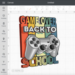 funny game over teacher video game back to school svg 1