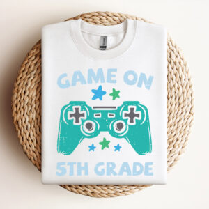 gaming game on 5th grade fifth first day school gamer svg 2