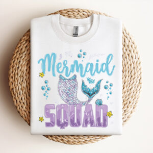 mermaid squad party mermaid matching set family svg 2