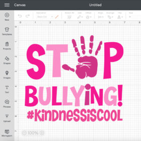 stop bullying svg pink shirt day svg school shirt svg 1