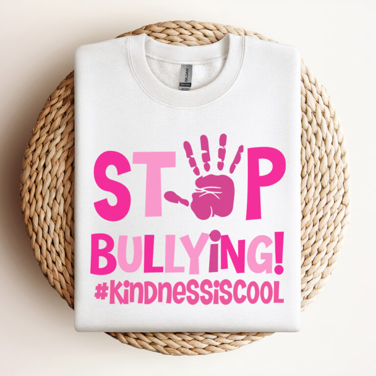 stop bullying svg pink shirt day svg school shirt svg 2
