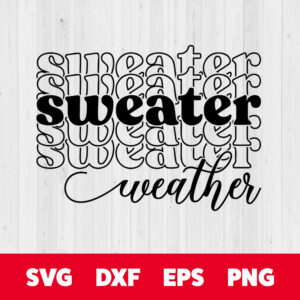sweater weather svg autumn pumpkin season t shirt college font design svg png