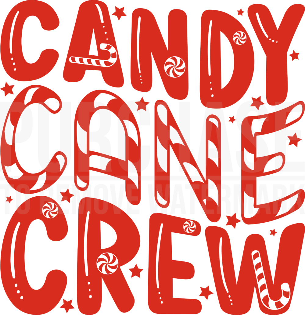 Candy Cane Crew Svg Christmas Candy T Shirt Digital Design Svg Png Cut Files 