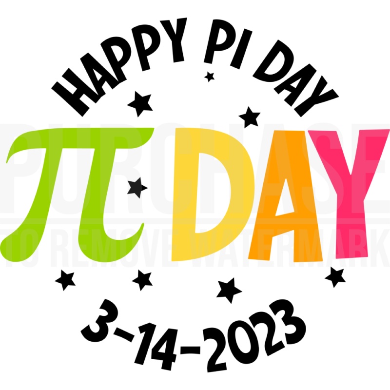Happy Pi Day 3 14 2023 Svg Math Elementary Teacher T Shirt Color Design
