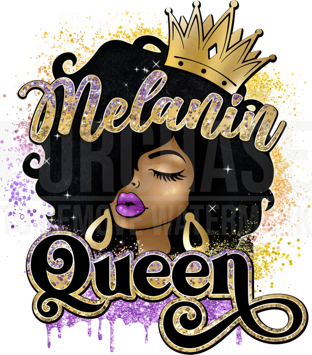 Melanin Queen Svg Black Girl Svg Black Woman Svg Png 