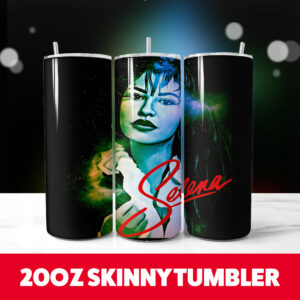 Selena Tumbler Wrap 20oz Skinny Tumbler