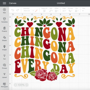 Chingona Every Day SVG Funny Mexican Quote T shirt Retro Design SVG Cut Files 2