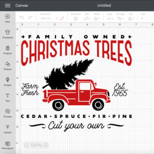 Family Owned Christmas Trees Farm SVG Vintage Home Decor SVG 2