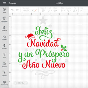 Feliz Navidad Y Un Prospero Ano Nuevo SVG Spanish Christmas Tree SVG 2