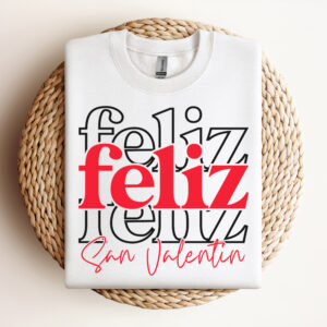 Feliz San Valentin SVG Valentines Day T shirt Latino Design SVG Cut Files Cricut 3