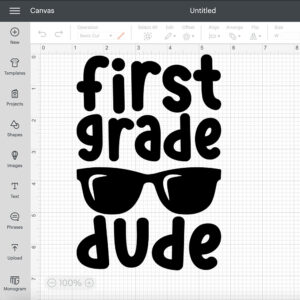 First Grade Dude SVG First Day of School T shirt Cricut SVG cut files 2