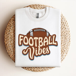 Football Vibes PNG Sublimation Football Shirt PNG Football Mom PNG 3
