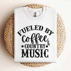 Fueled By Coffee And Country Music SVG Country Music SVG Western SVG 3
