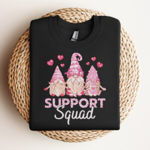 Funny Gnomies Support Squad Breast Cancer Awareness Month Cute SVG 3