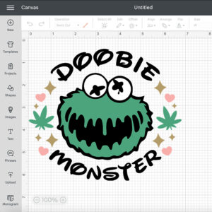 Funny Weed 420 Stoner SVG for Shirts Doobie Monster SVG Marijuana Cannabis SVG 2