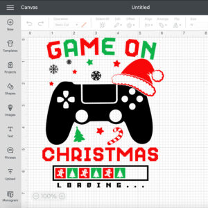 Game On Christmas SVG Christmas Gamer Kids T shirt Design SVG PNG Cut Files 2