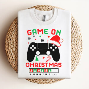 Game On Christmas SVG Christmas Gamer Kids T shirt Design SVG PNG Cut Files 3