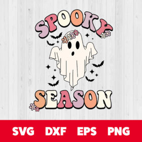 Ghost Spooky Season SVG Spooky vibes SVG Spooky Season SVG 1