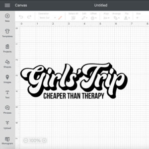 Girls Trip Cheaper Than Therapy SVG Girls Party T shirts Cricut files 2