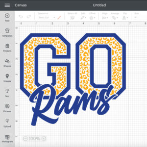 Go Rams SVG NFL Los Angeles Football Team T shirt Design SVG Cut Files Cricut 2