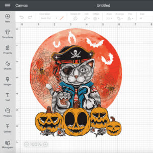 Halloween Cat Costume Pirate Horror Pumpkins Lover Family SVG 2