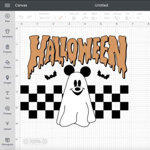 Halloween Mickey Ghost SVG Retro Halloween SVG 2