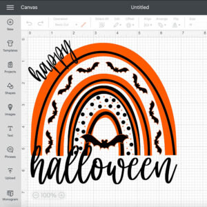 Halloween Rainbow Design Sublimation Design Graphic Design Halloween Design Rainbow PNG 2