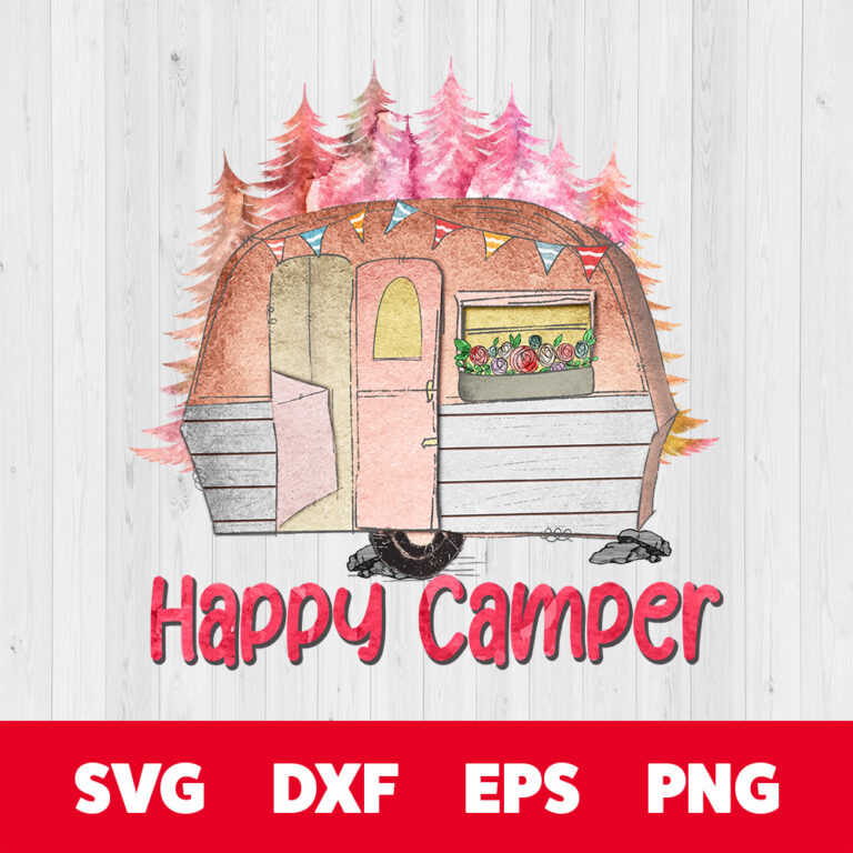 Happy Camper PNG Camper PNG Camping 1