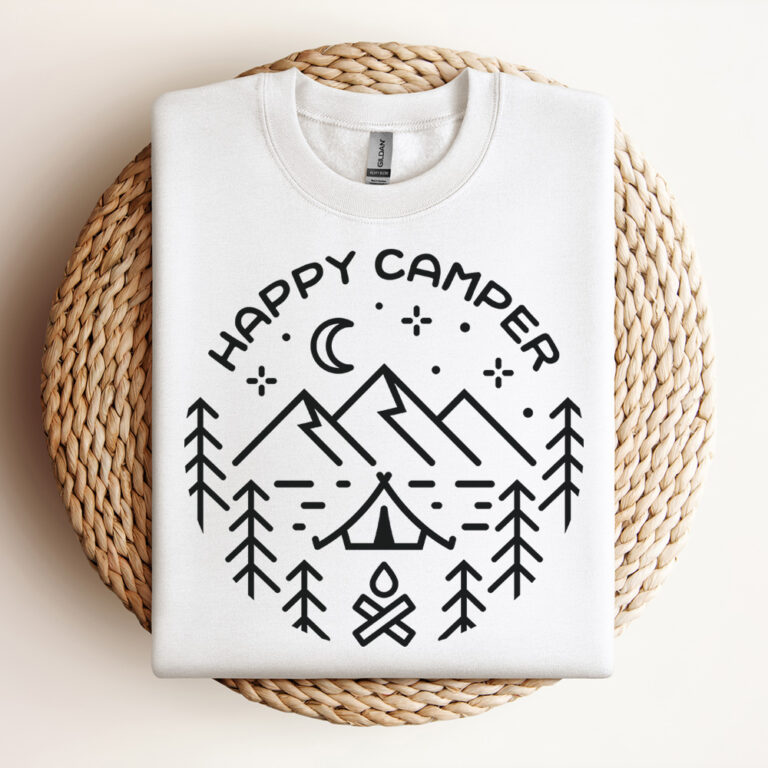 Happy Camper SVG Cut File 3