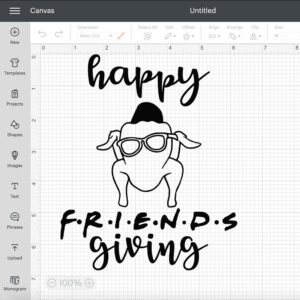 Happy Friends Giving SVG 2