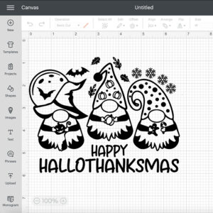 Happy Hallothanksmas SVG Gnome SVG Halloween SVG 2