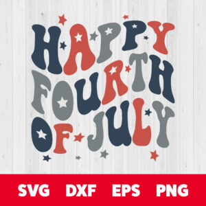 Happy fourth of July SVG Happy 4th of July SVG 1