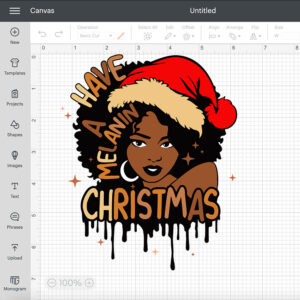 Have A Melanin Christmas SVG 2