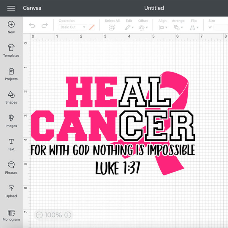 Heal Cancer SVG Breast Cancer Awareness SVG Cut Files Cricut 2