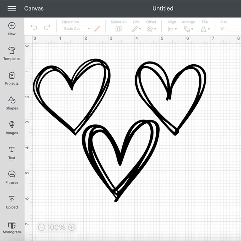 Heart Bundle Sketch Heart SVG Valentine day SVG 2